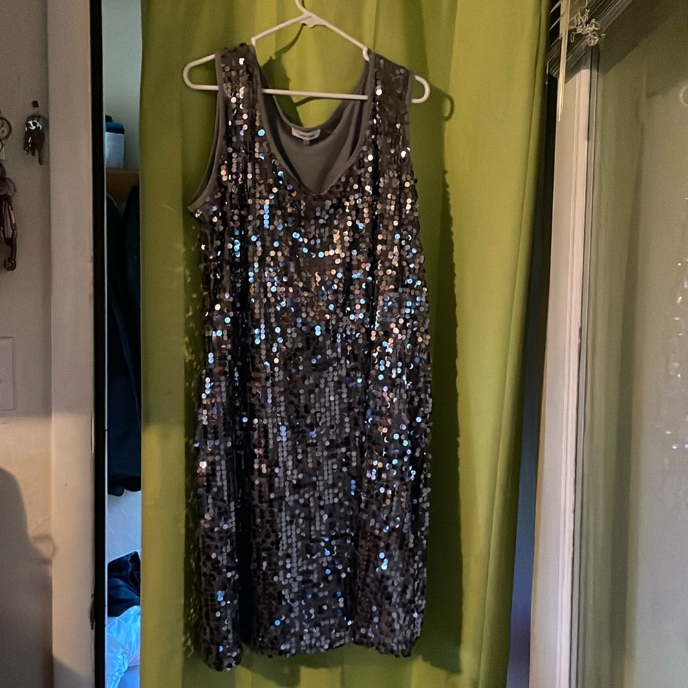 Plus size Calvin Klein sequin dress
